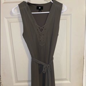 Olive green medium dress